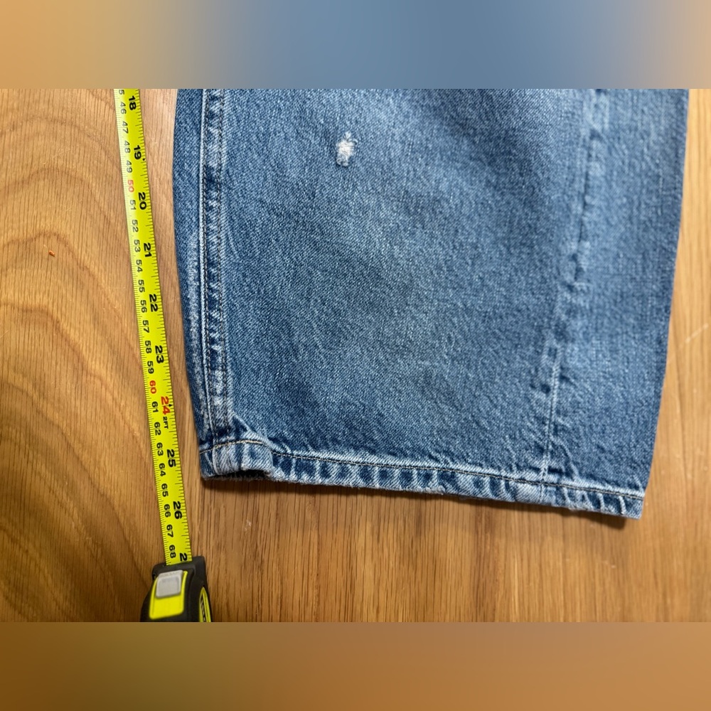 We The Free Patchwork Utility Jeans Size 31 | Grommet Waist | Drawstring Missing - Picture 8 of 8